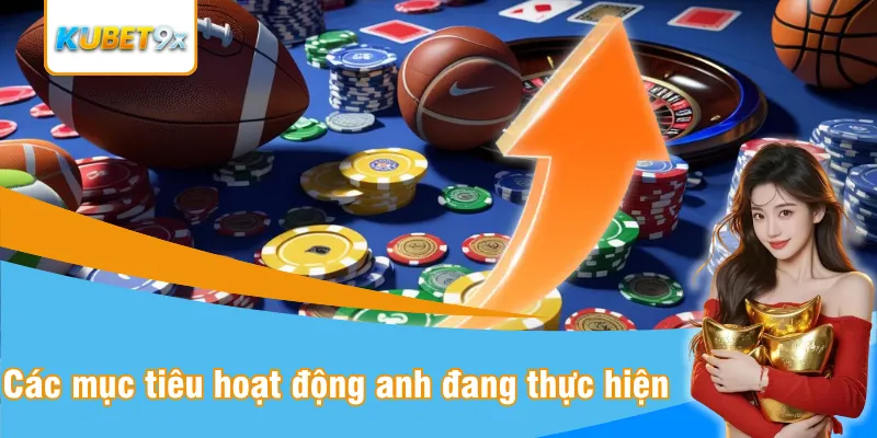 Các mục tiêu hoạt động anh đang thực hiện