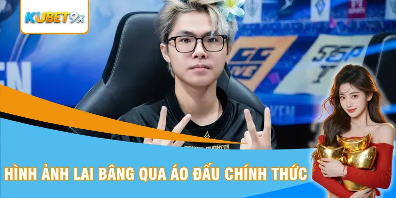 Hình ảnh Lai Bâng qua áo đấu chính thức
